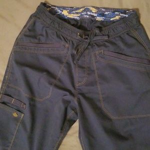 Navy cargo xs scrub pants dickies